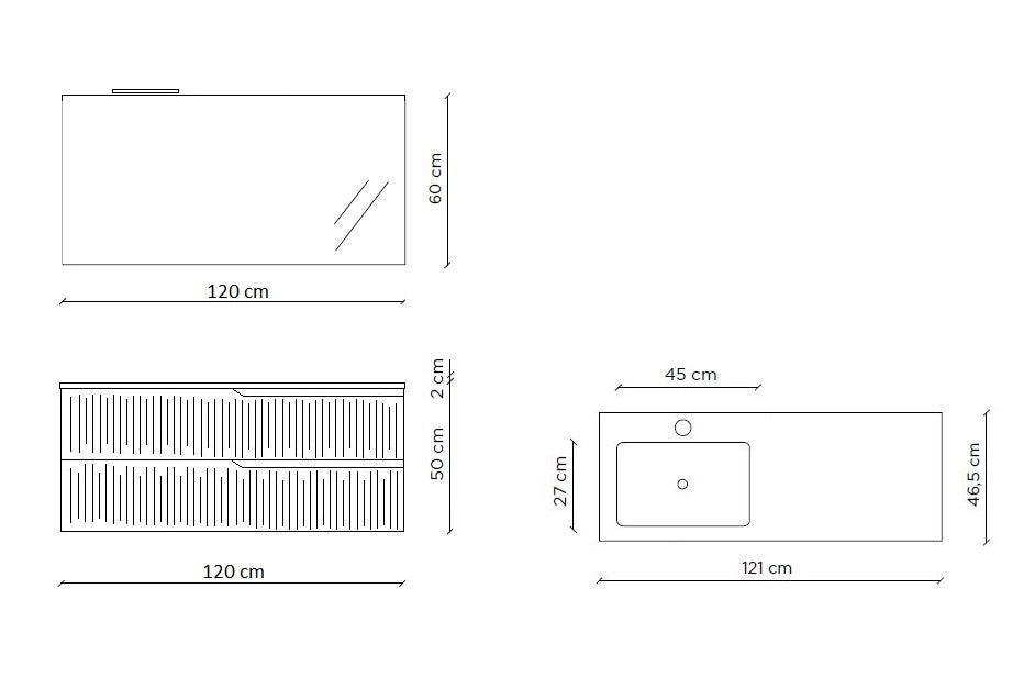 SX bathtub composition 4 pieces ZIP matt white