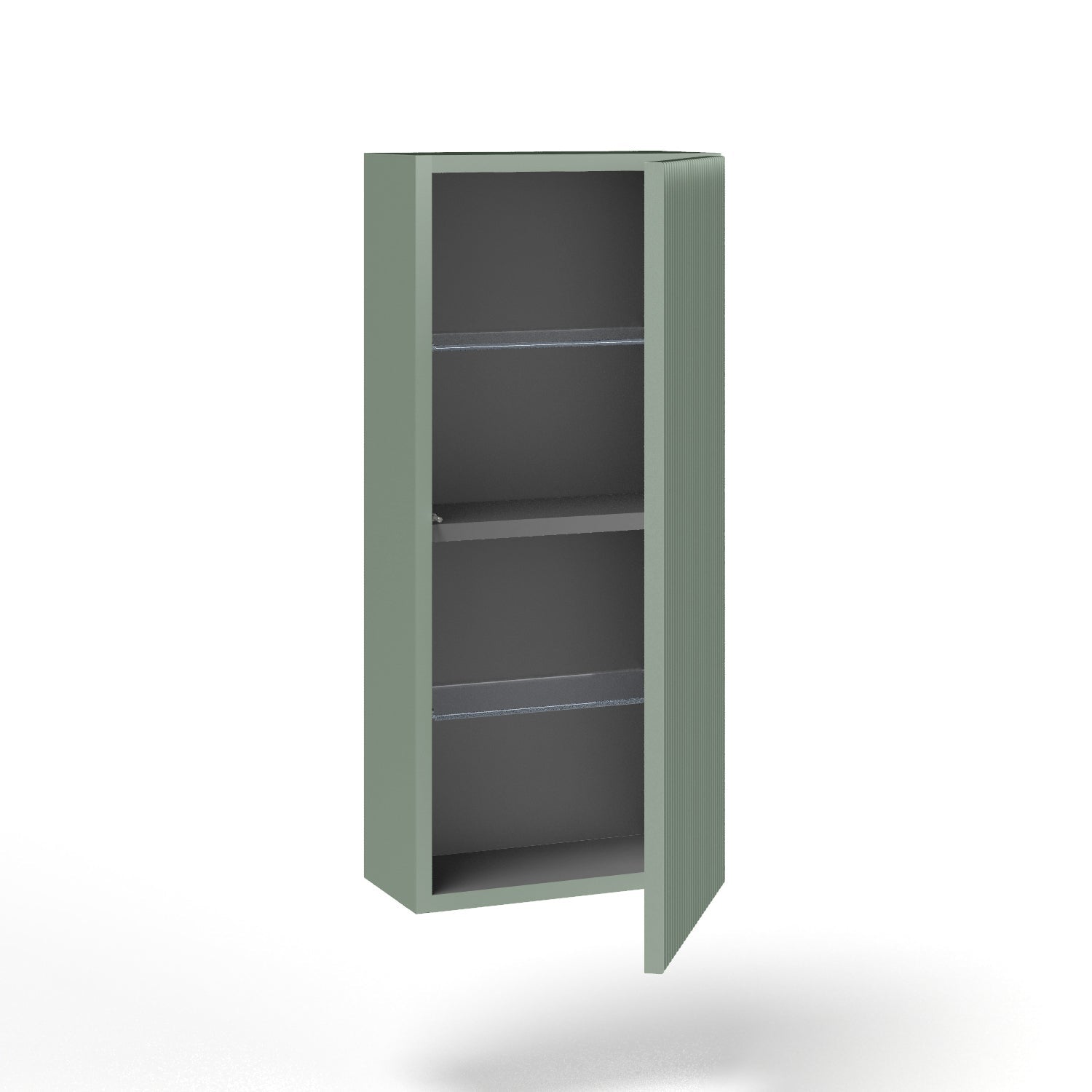 ZIP tall wall unit in sage green