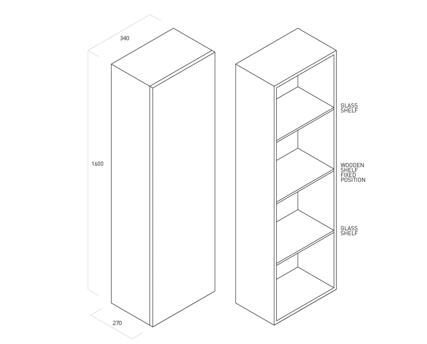 Colonna ZIP grigio opaco