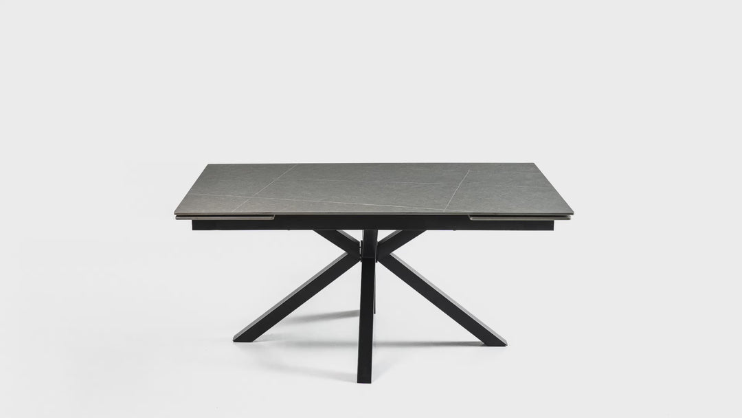 Tavolo allungabile PEDRO ceramica grigio