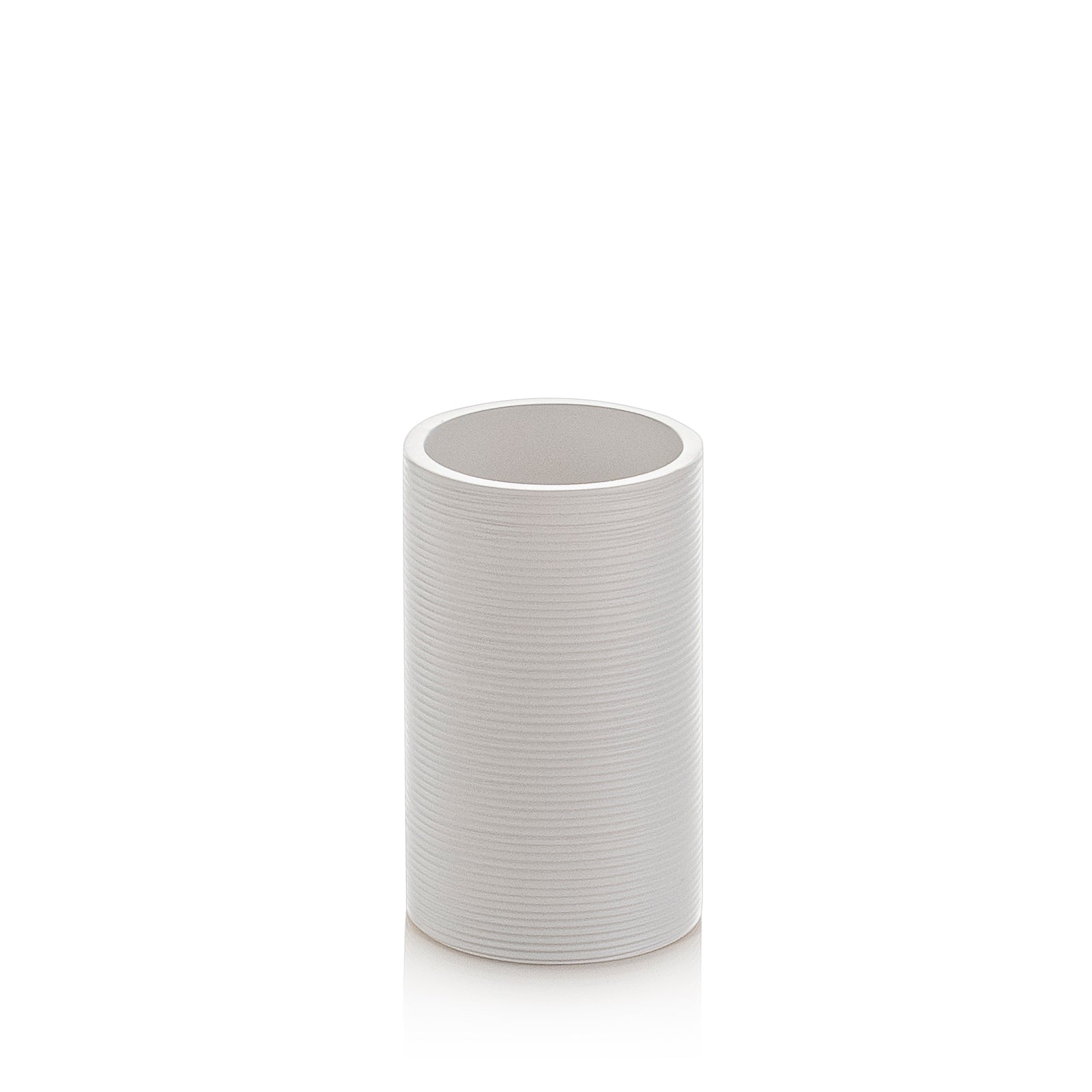 White FOX toothbrush tumbler