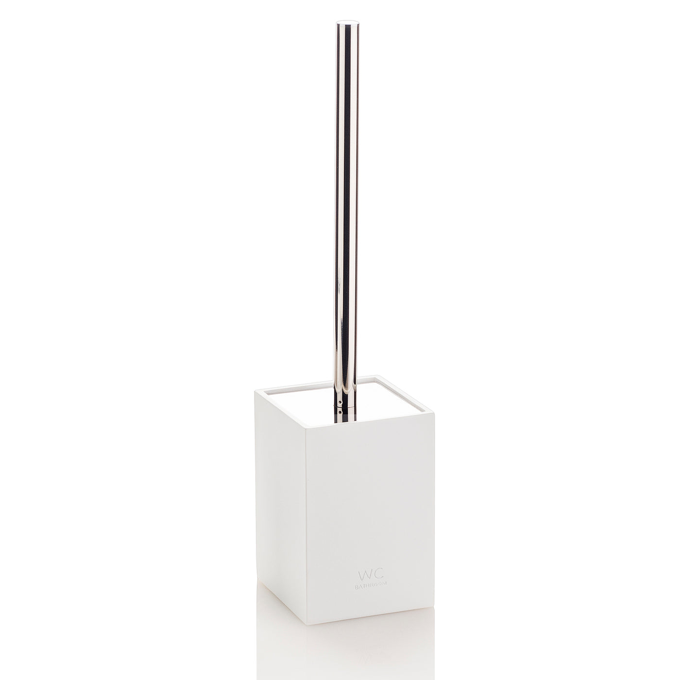 White ELFO toilet brush holder