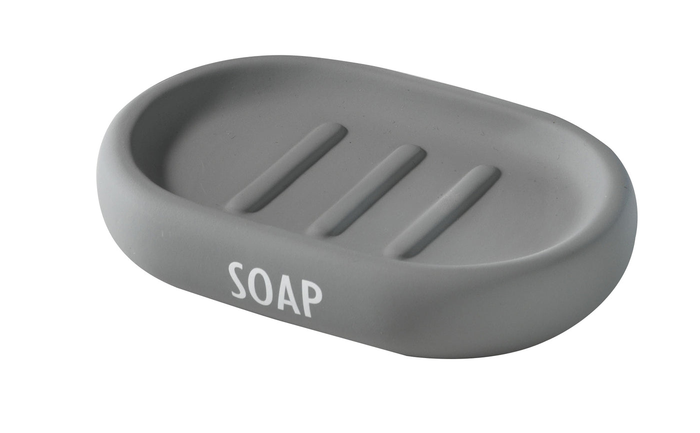 RUBBER soap dish