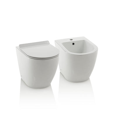 ROUND Floor Standing Ceramic Bidet