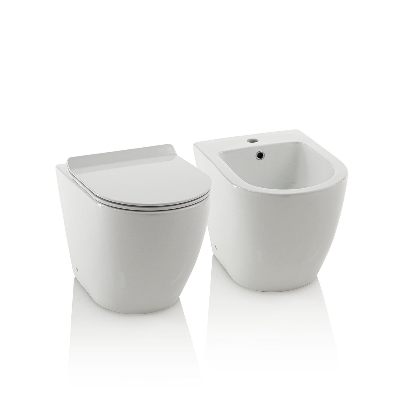 WC in Ceramica a Terra ROUND