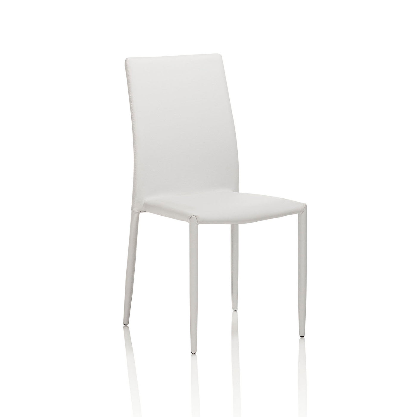 Set of 4 ADA white chairs