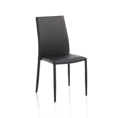 Set of 4 ADA black chairs