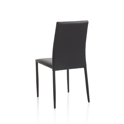 4er-Set schwarze Stühle