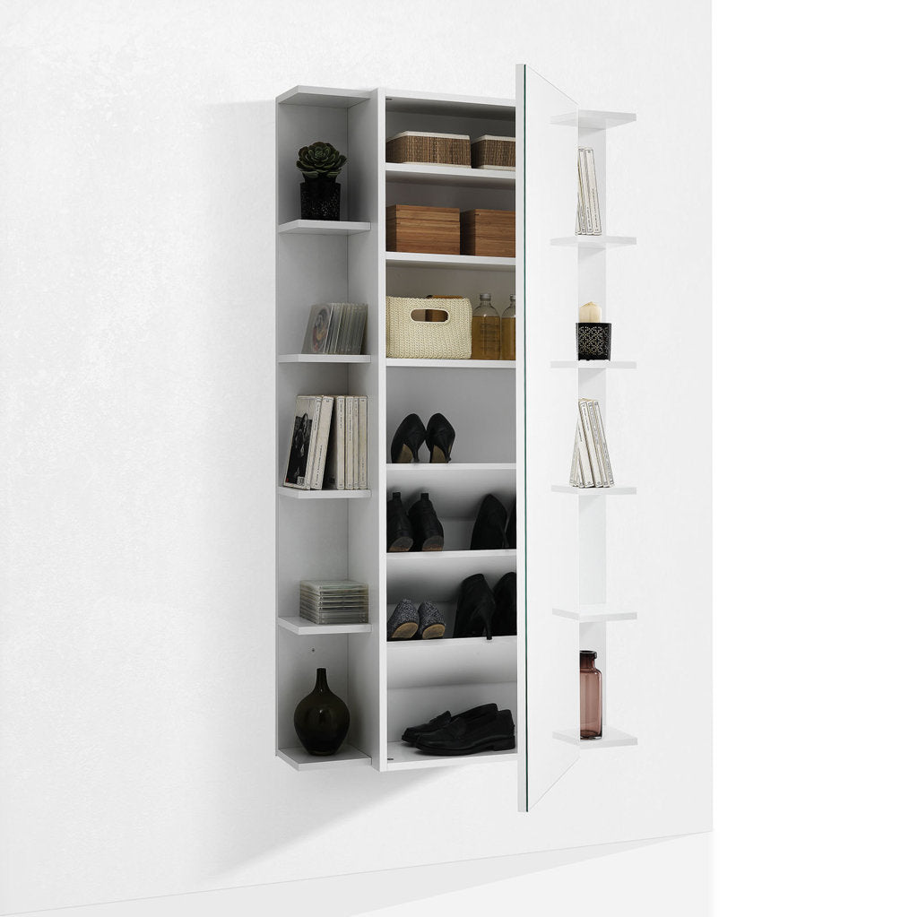 EFFE shoe rack/shelf with mirror