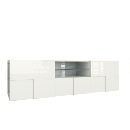 BRAMON white TV stand