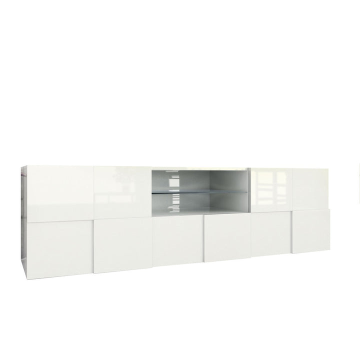 BRAMON white TV stand