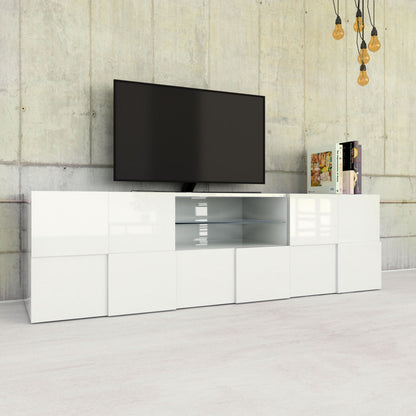 BRAMON white TV stand