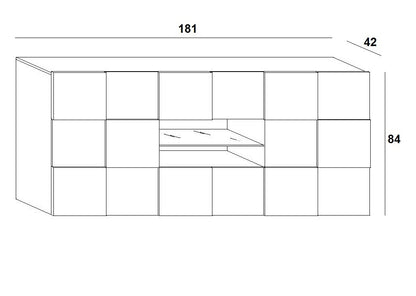 BRAMON anthracite buffet