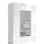 Weißes Sideboard/Vitrine BREZ