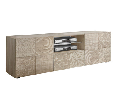 BREZ small oak TV stand