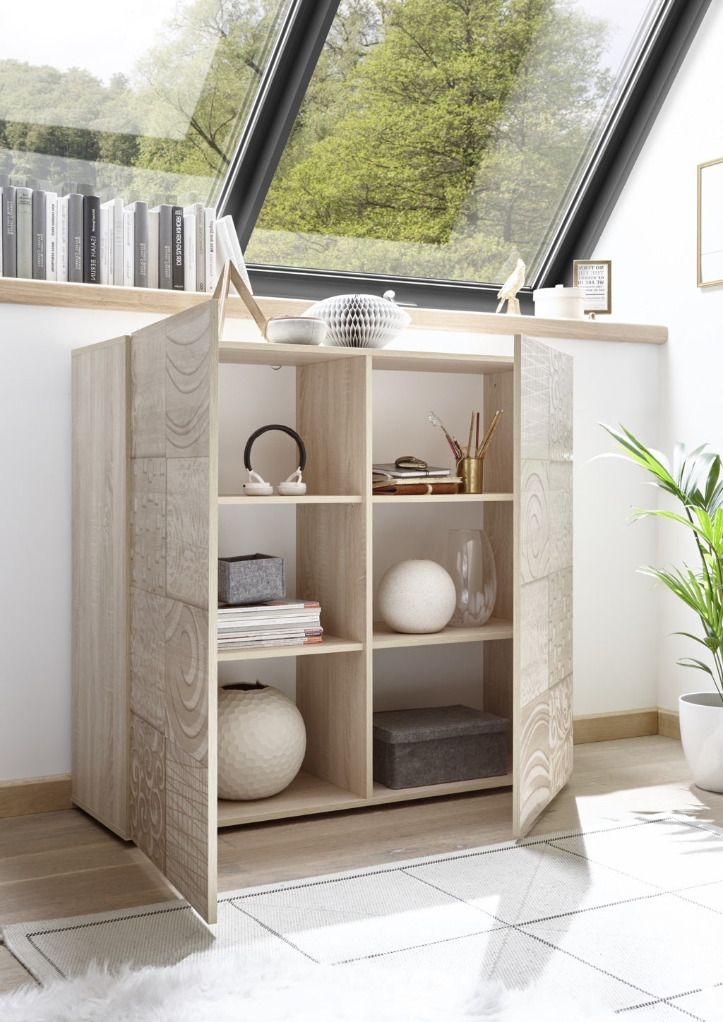 BREZ-Sideboard aus Eiche