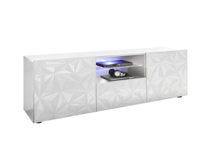 PRAGUE TV stand white