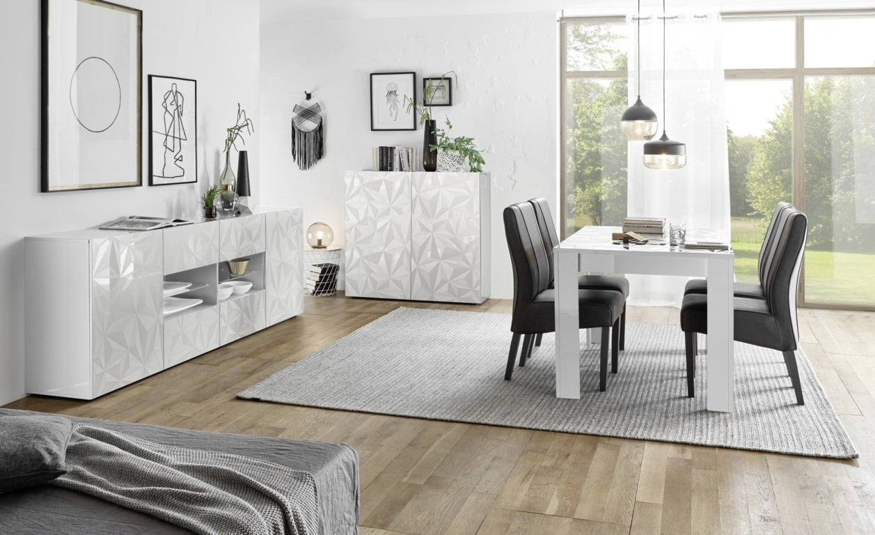 PRAGA weißes Sideboard