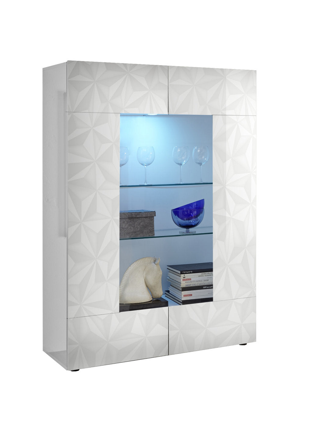 White PRAGA sideboard/showcase