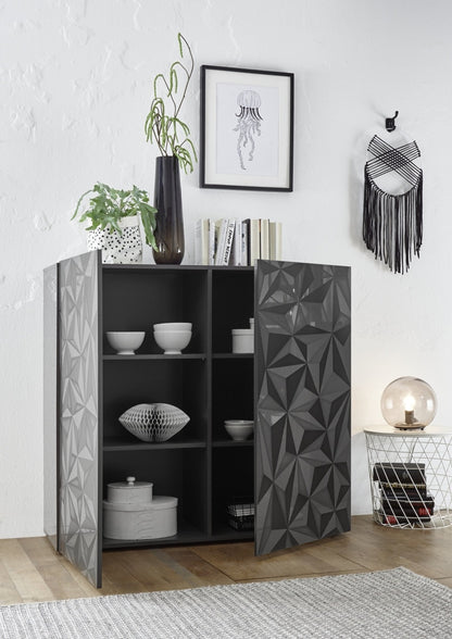 PRAGA sideboard anthracite grey