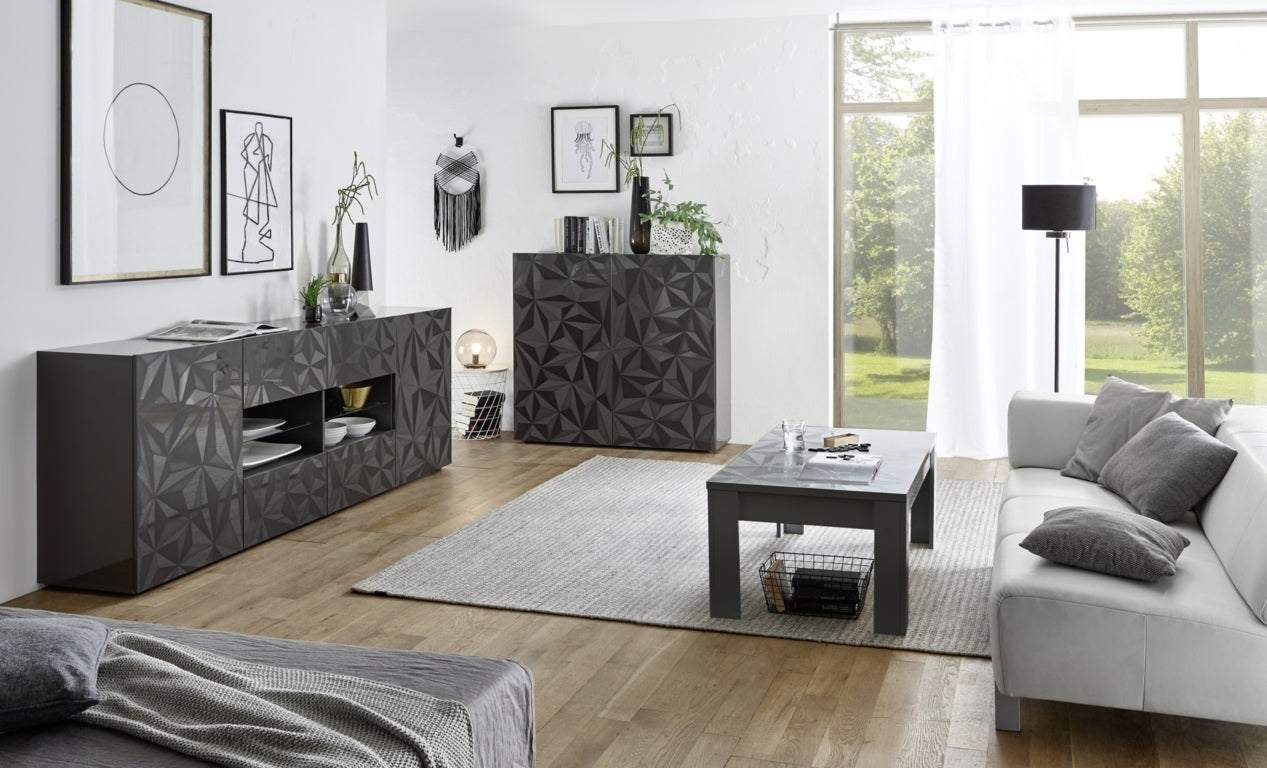 PRAGA sideboard anthracite grey
