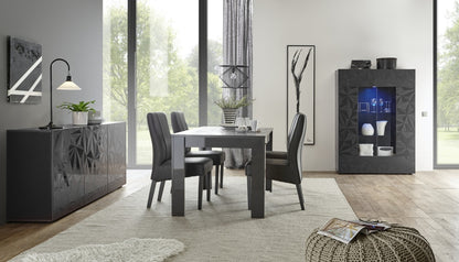 Anthrazit PRAGA Sideboard/Vitrine