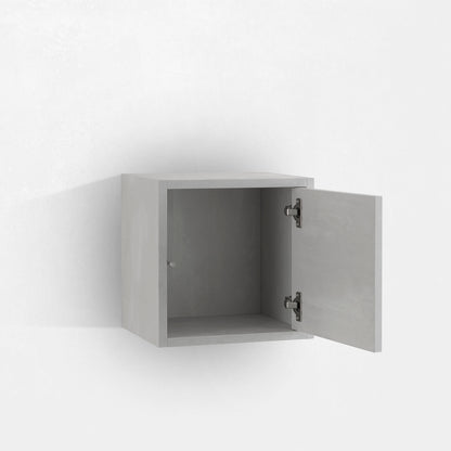 Stone white OSLO 1-door wall unit