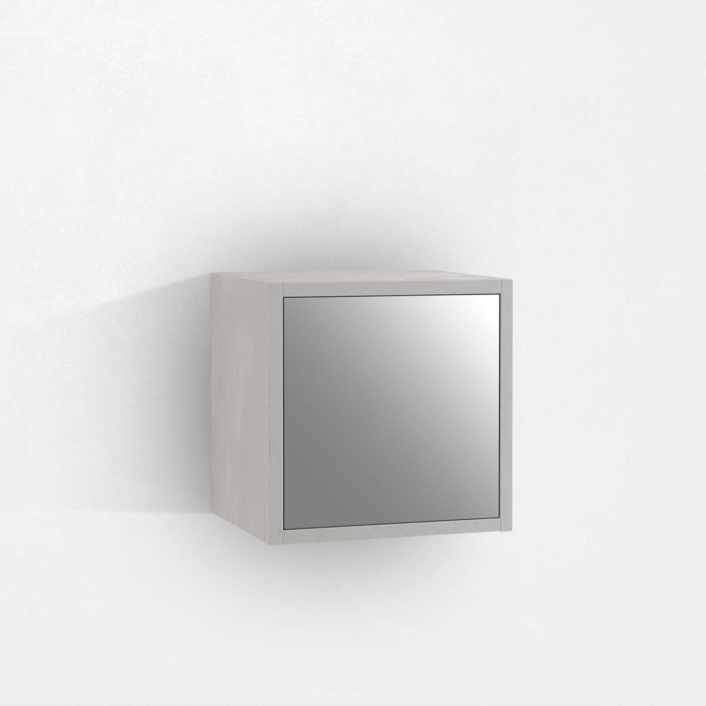 1 door wall unit w/mirror OSLO stone white
