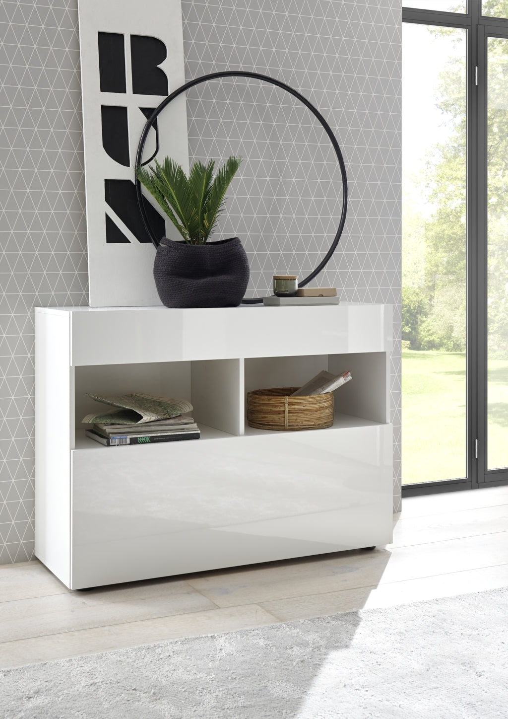 Mobile ingresso AKIRA bianco – TFT Home Furniture