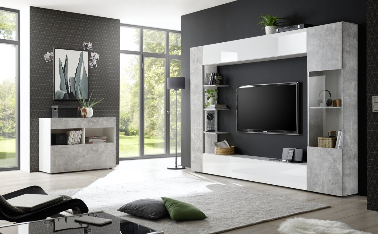 Entrance furniture AKIRA concrete