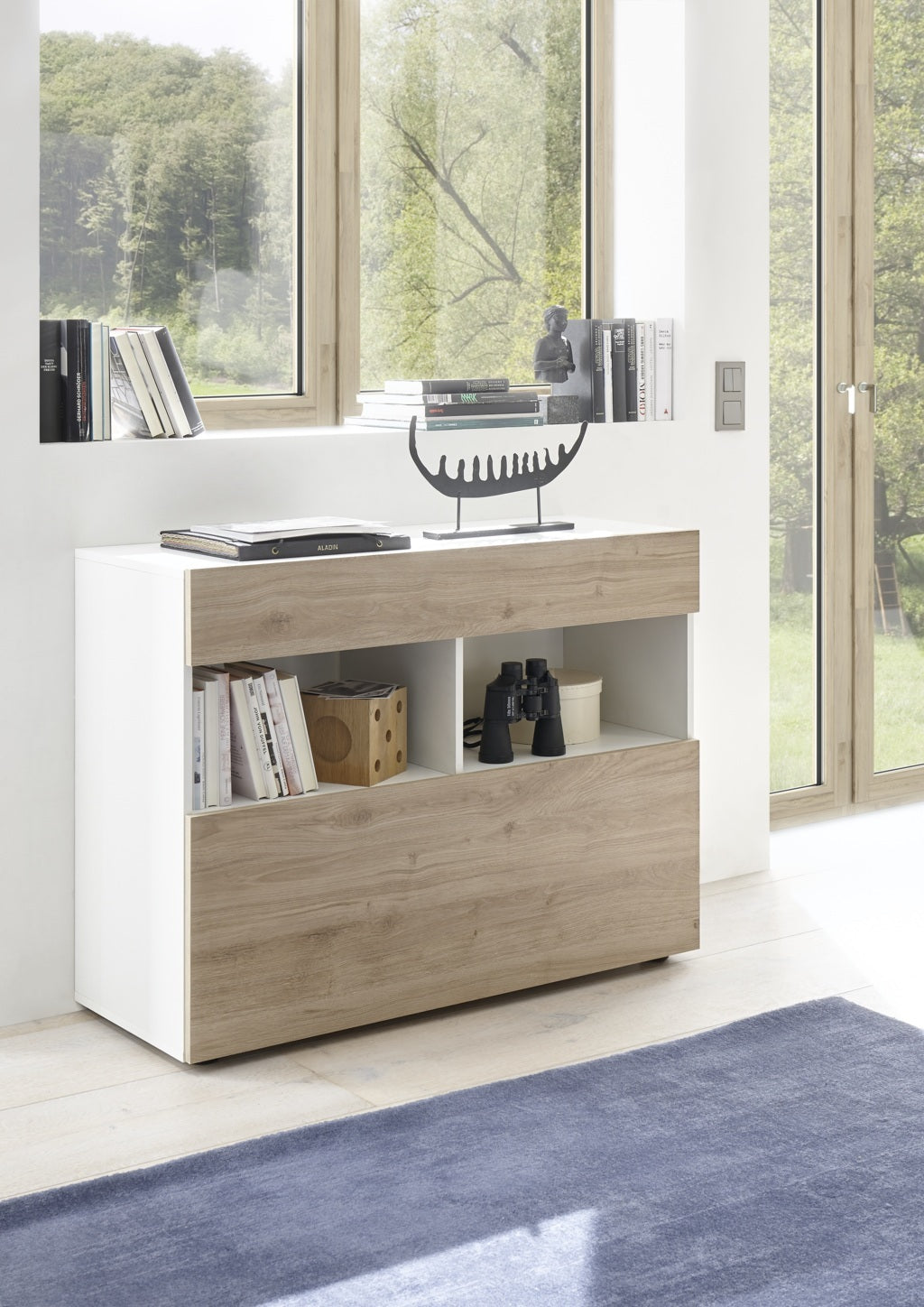 AKIRA oak entrance cabinet