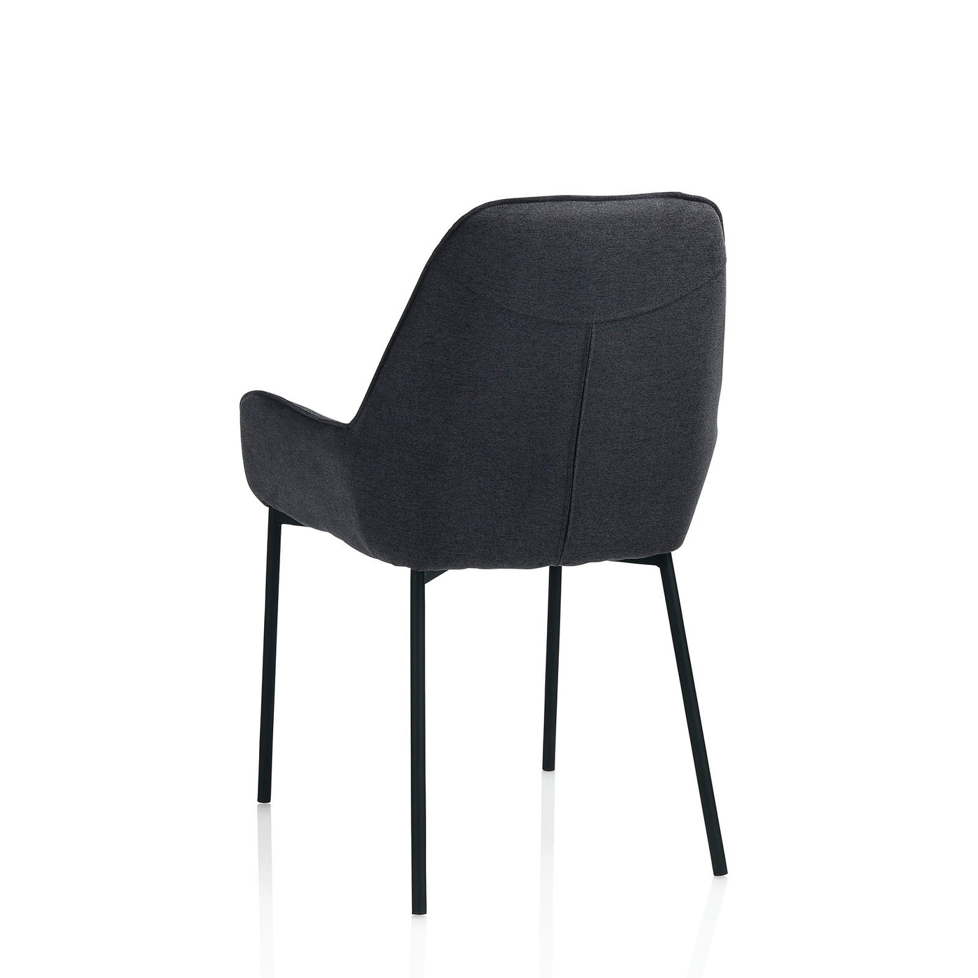 Set of 4 dark gray MONTGOMERY chairs