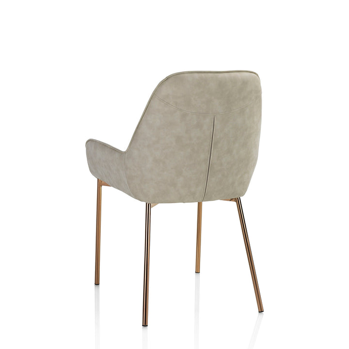 Set aus 4 MONTGOMERY-Stühlen in Beige-Melange