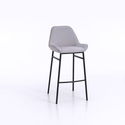 Set 2 Sgabelli MONTGOMERY grigio chiaro
