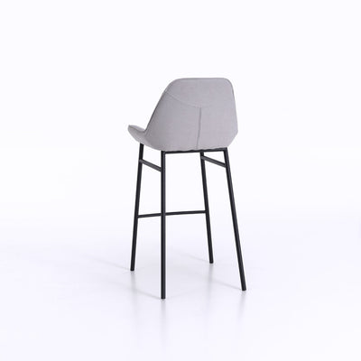Set 2 Sgabelli MONTGOMERY grigio chiaro