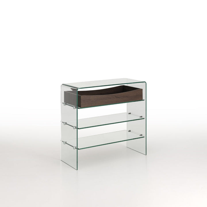 Console w/drawer YANGON walnut
