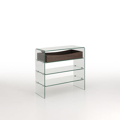 Console w/drawer YANGON walnut