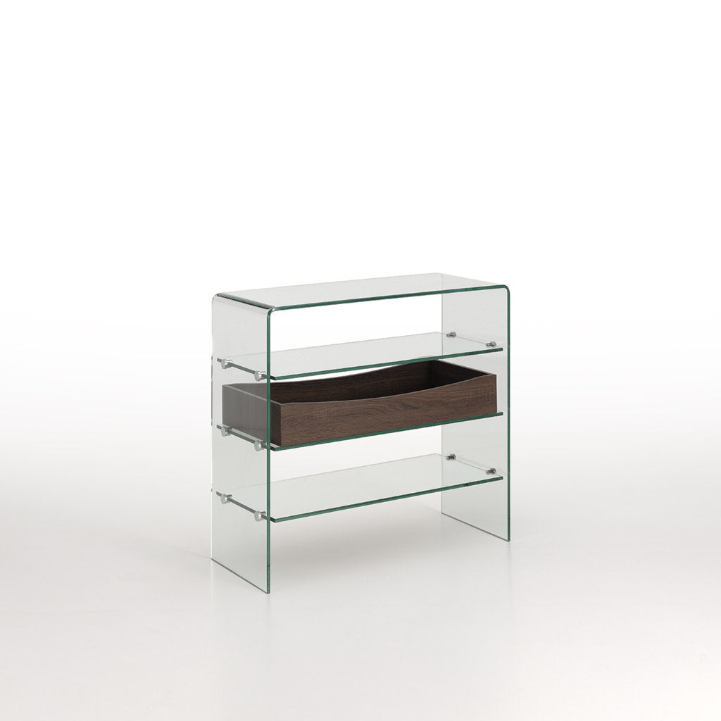 Console w/drawer YANGON walnut