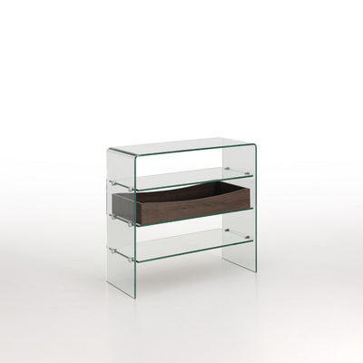 Console w/drawer YANGON walnut