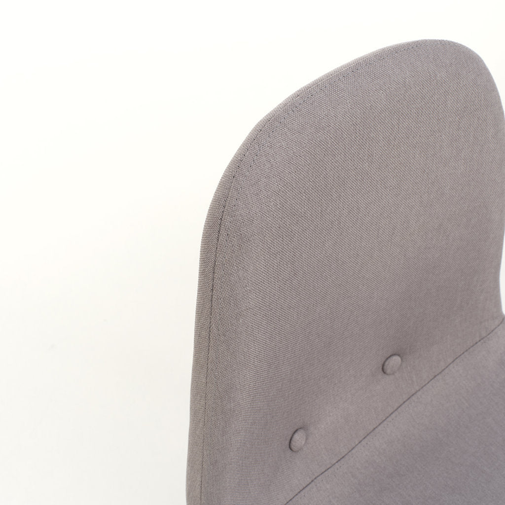Set of 4 DAMASCO light gray chairs
