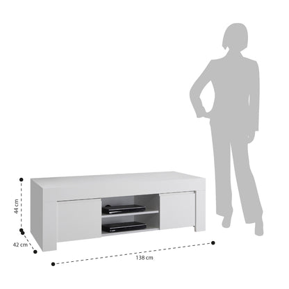White PANAMA TV stand