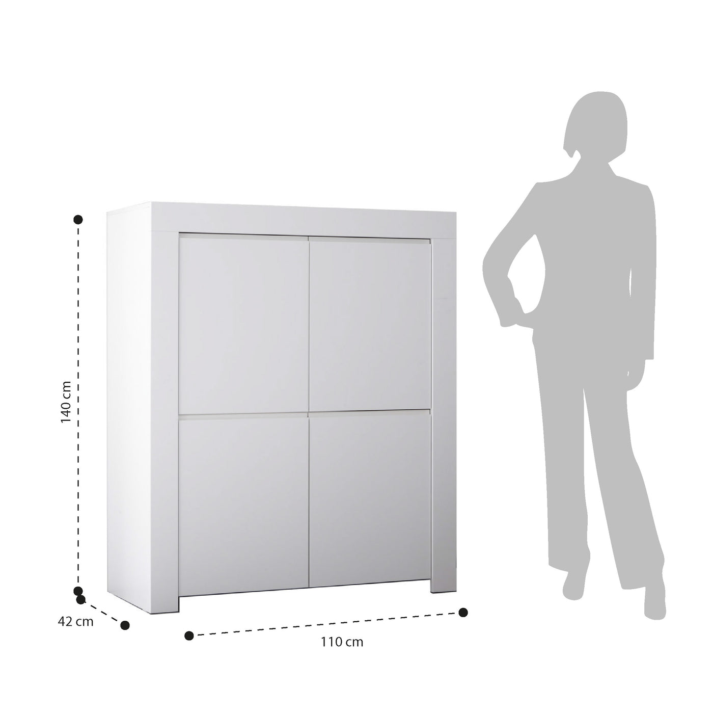 Credenza PANAMA bianco