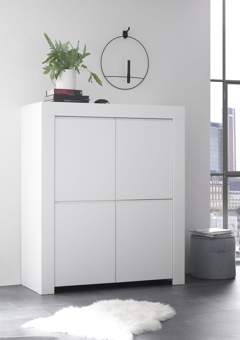 White PANAMA sideboard