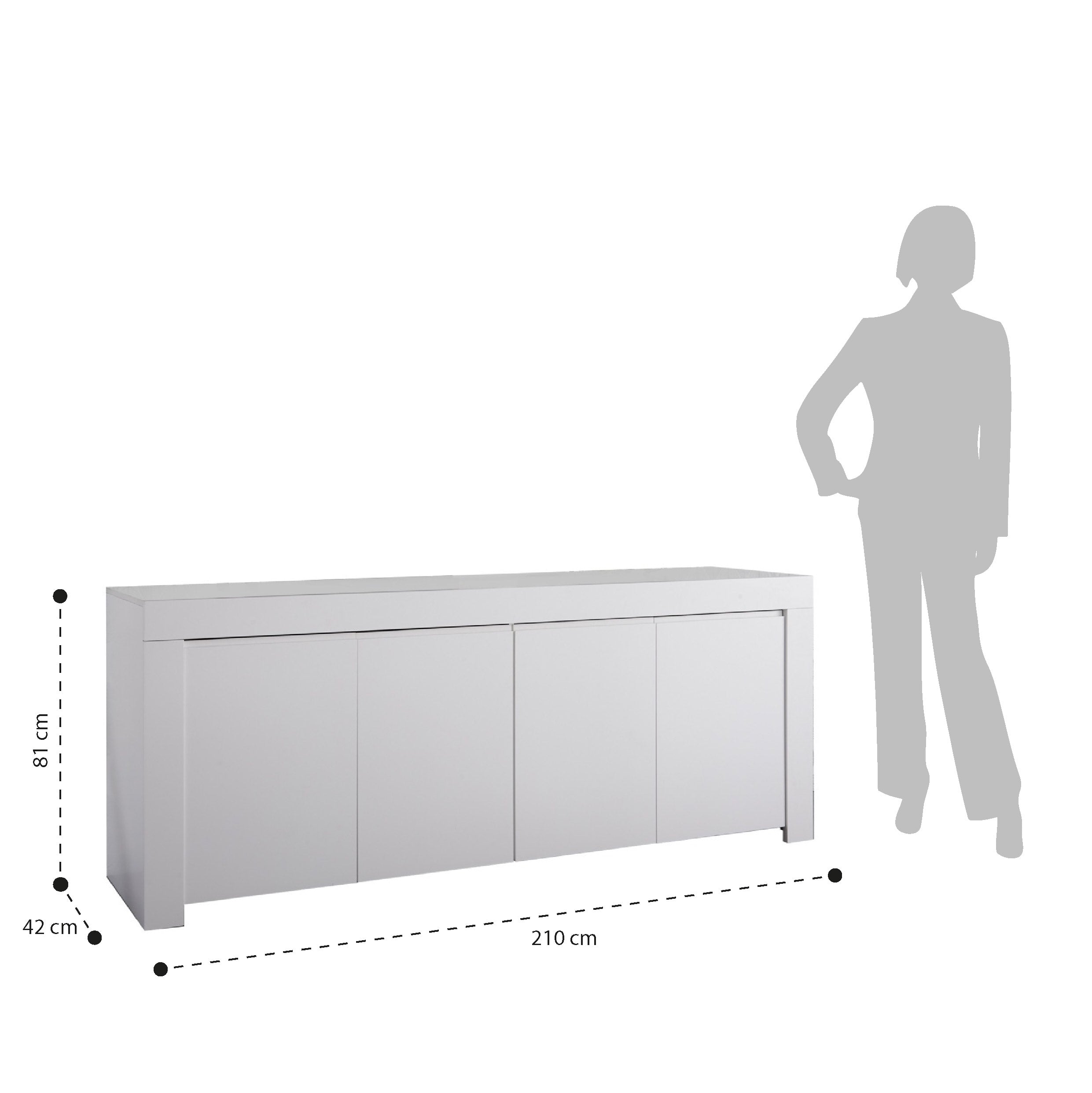 PANAMA sideboard white
