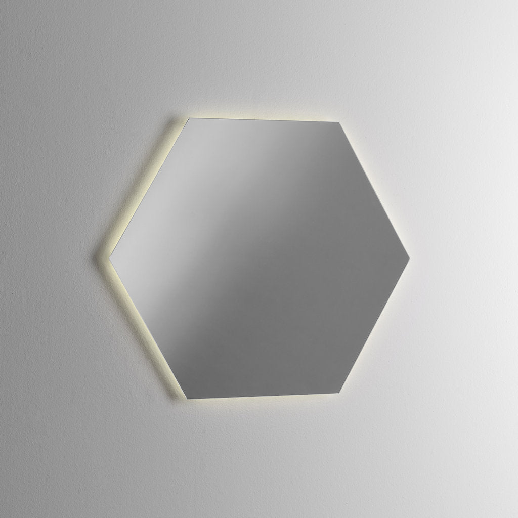 Spiegel mit HEXA 2 LED