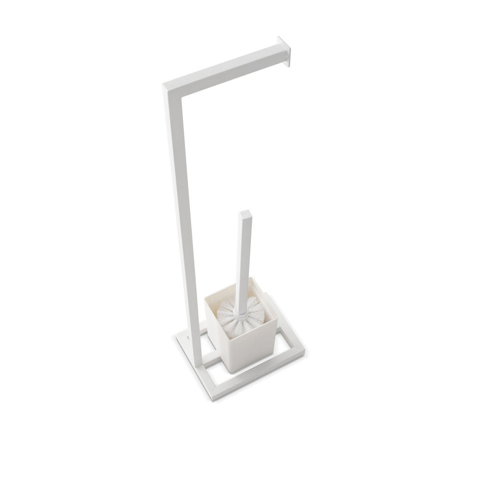 KOI white toilet stand