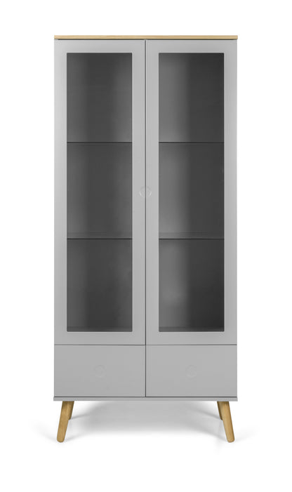Credenza/Vetrina CASPER grigio - 2