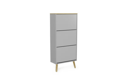 CASPER gray 3-door shoe rack