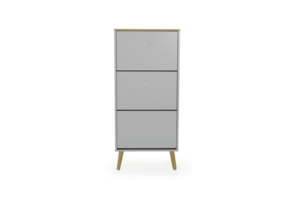 CASPER gray 3-door shoe rack