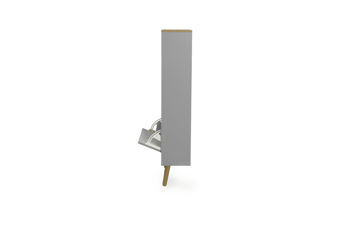 CASPER gray 3-door shoe rack